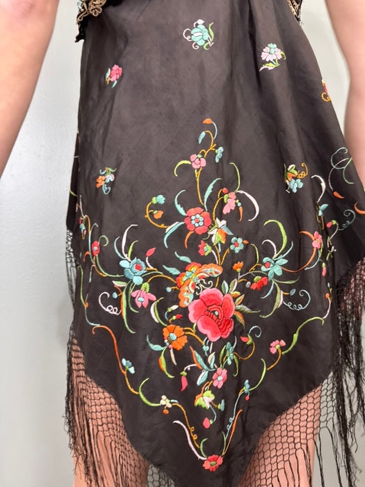 Penny, reworked fringed dress