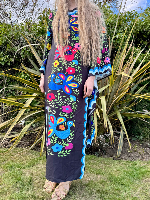 Jasmine, 60s Mexican angel sleeve kaftan dress