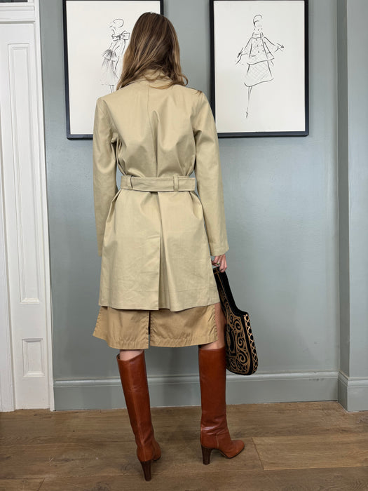 Gucci, Y2K monogrammed trenchcoat