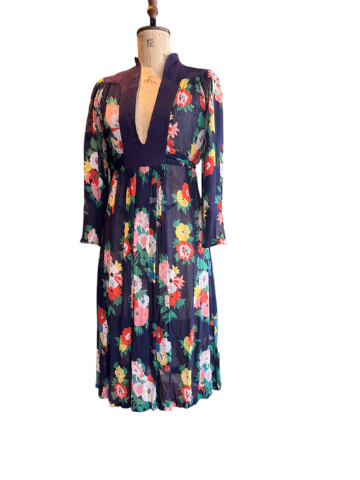 Ossie Clark, for Radley floral print dress and matching scarf