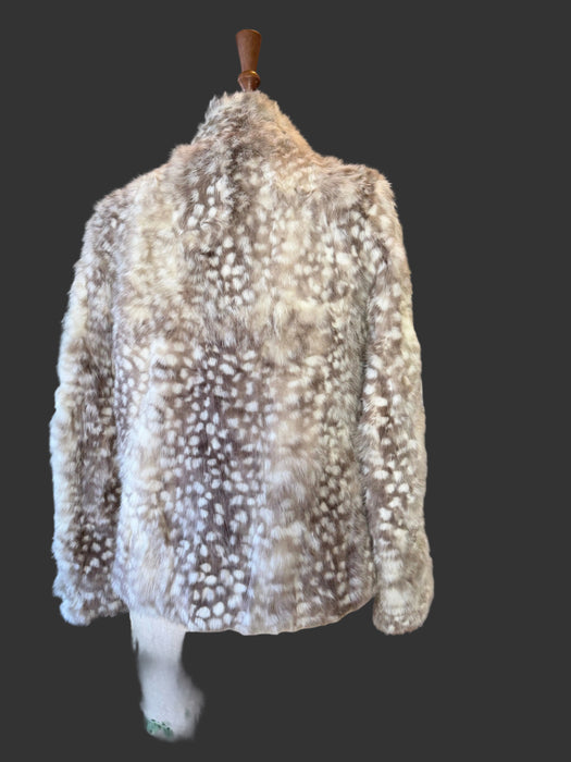 Bambi, 70s rare Bambi print fur jacket
