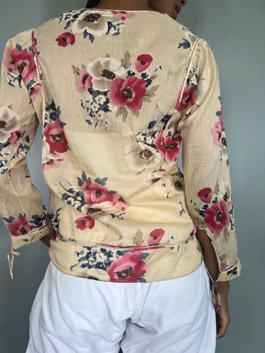 Marni, vintage floral cotton blouse