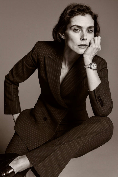 Gucci, by Tom Ford pin stripe suit