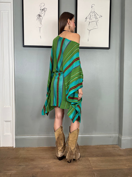 Ralph Lauren, Y2K striped, cotton knit kaftan