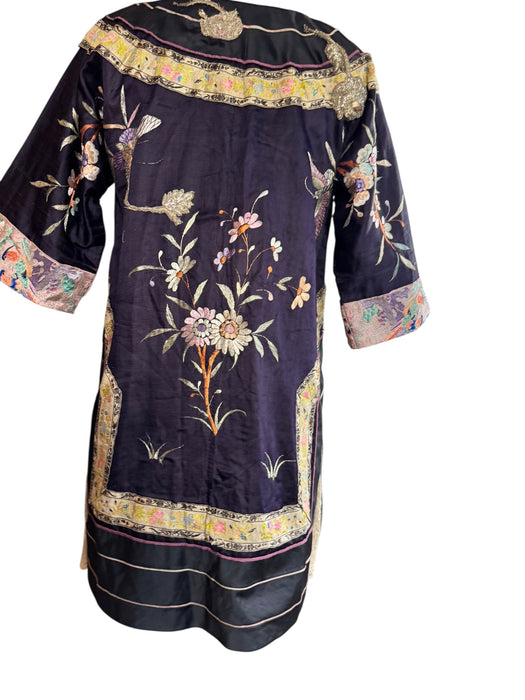 Troy, 30s silk embroidered and beaded Chinese jacket