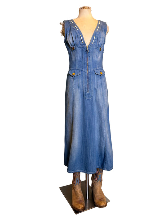 Chloé, 2004 by Phoebe Philo denim dress