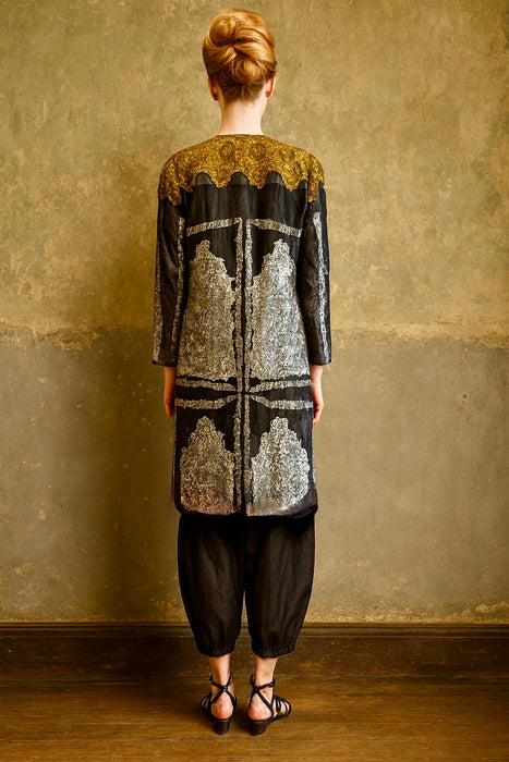 Dries Van Noten, Y2K silk damask jacket