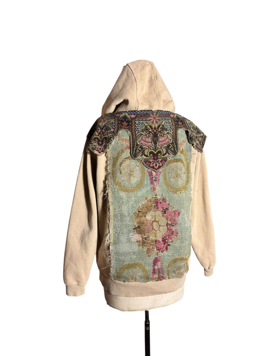 Burberry, reworked Men’s 80s hooded cotton sweatshirt