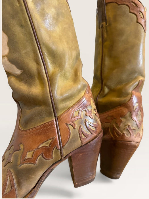 Austin, 2020 R. Soles hand painted tooled cowboy boots
