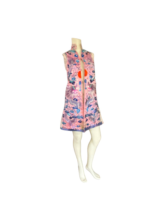 Magda, Late Qing dynasty Chinese silk embroidered waistcoat/dress