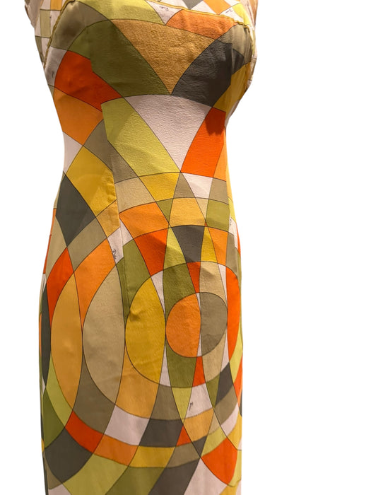 Emilio Pucci, 70s silk print shift dress