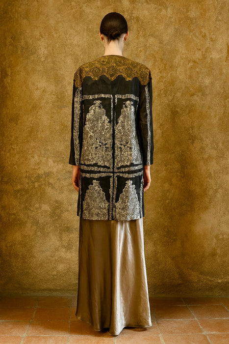 Dries Van Noten, Y2K silk damask jacket
