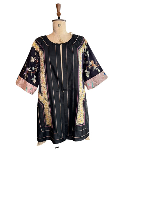 Troy, 30s silk embroidered and beaded Chinese jacket