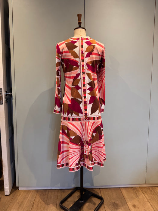 Emilio Pucci, 60s cotton print drop waist dress
