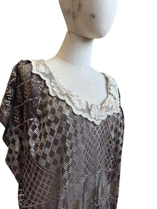 Morgana, 20s Assuit and lace asymmetric dress