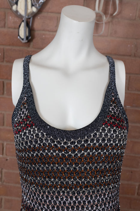 Missoni, Y2K knit beaded long dress