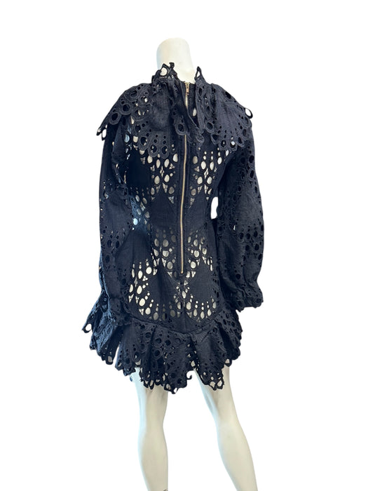 Sofia, vintage eyelet frill dress