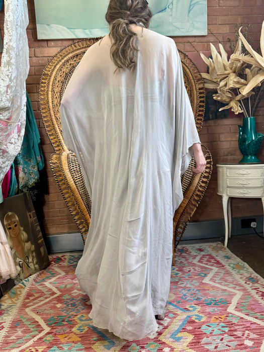 Pilar, 70s chiffon and beaded Goddess dress