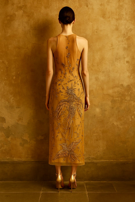 Etro 2002, catwalk beaded dress