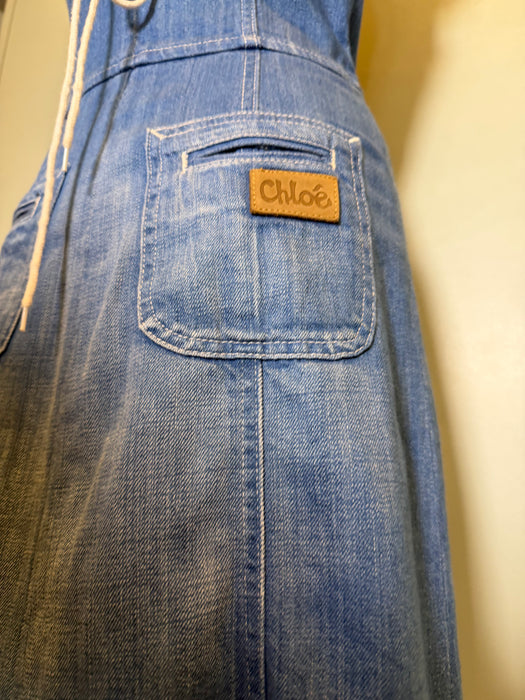 Chloé, 2004 by Phoebe Philo denim dress