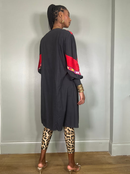 Gabby, 70s cotton tribal dress
