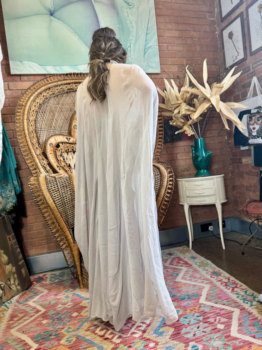 Pilar, 70s chiffon and beaded Goddess dress