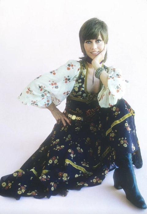 Thea Porter, 1971 documented floral print dress