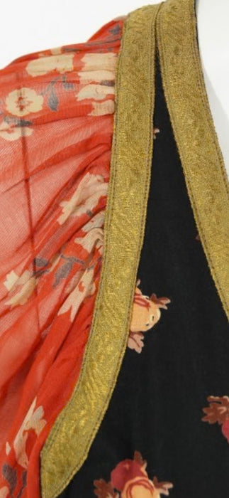 Thea Porter, 1971 documented floral print dress