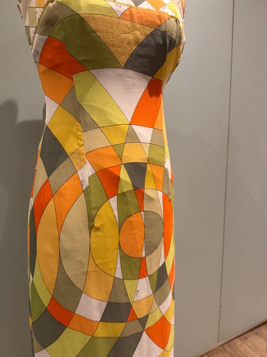 Emilio Pucci, 70s silk print shift dress