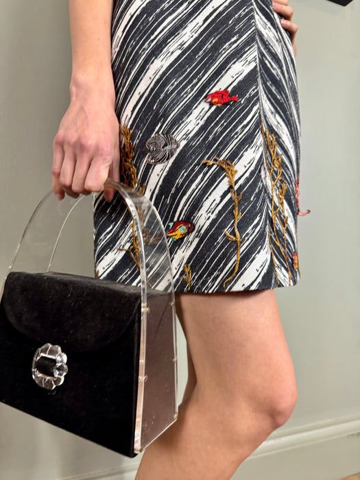 Patricia, Jane Atelier print woven Dress by One Vintage