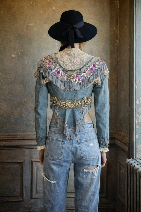 Astra, Reworked Victorian beaded jacket