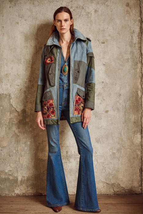 Virna, 70s denim reworked jacket