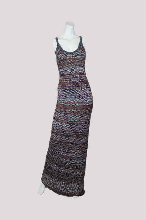Missoni, Y2K knit beaded long dress