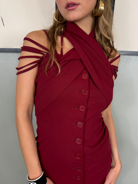Romeo Gigli, 1993 Jester hem dress