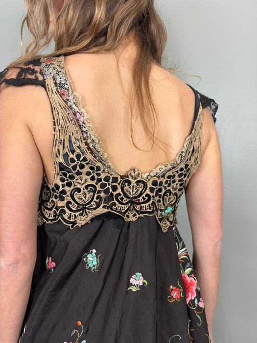 Penny, reworked fringed dress