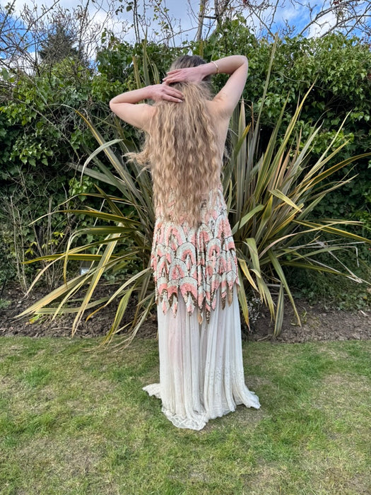 Khaite, 20s reworked 20s sequis and tulle dress