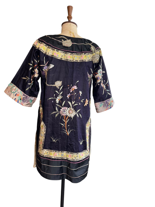 Troy, 30s silk embroidered and beaded Chinese jacket