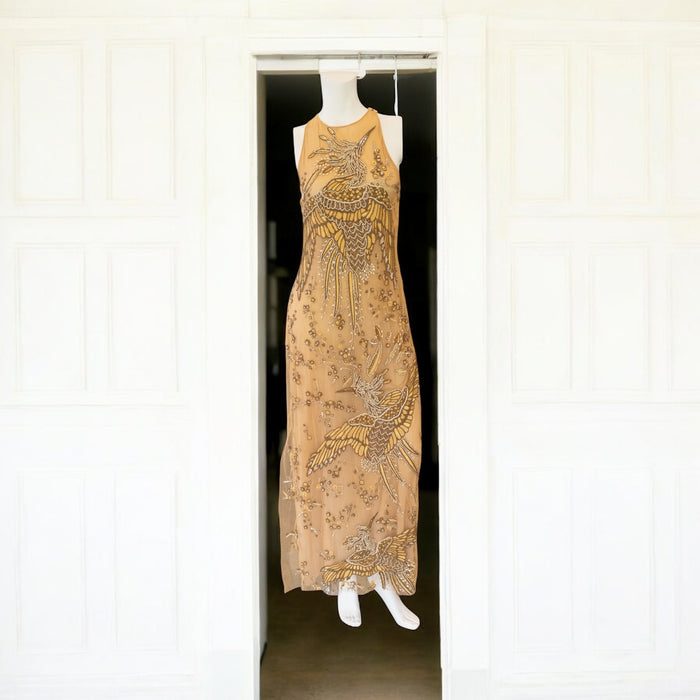 Etro 2002, catwalk beaded dress