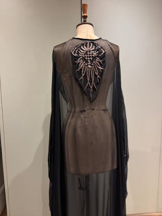 Nora, original 1920s chiffon Kaftan with intricate beaded design