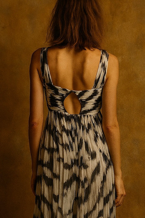 Alexander McQueen, SS12 Tiger print chiffon dress