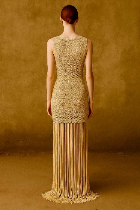 Lisa, 40s cream silk ribbon work dress
