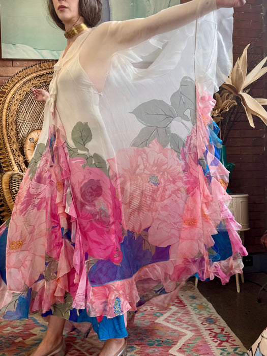 Valentino, 2020 silk chiffon floral dress