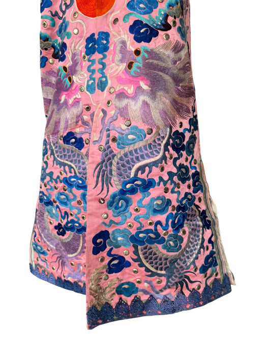 Magda, Late Qing dynasty Chinese silk embroidered waistcoat/dress
