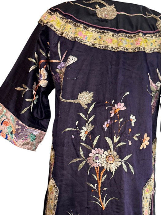 Troy, 30s silk embroidered and beaded Chinese jacket