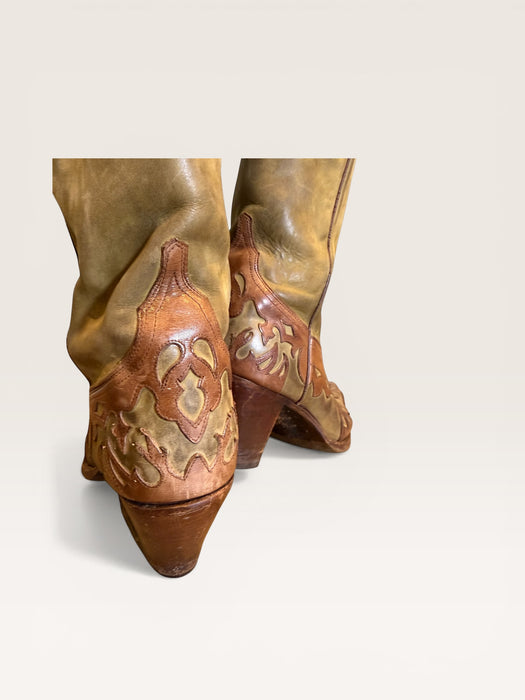 Austin, 2020 R. Soles hand painted tooled cowboy boots