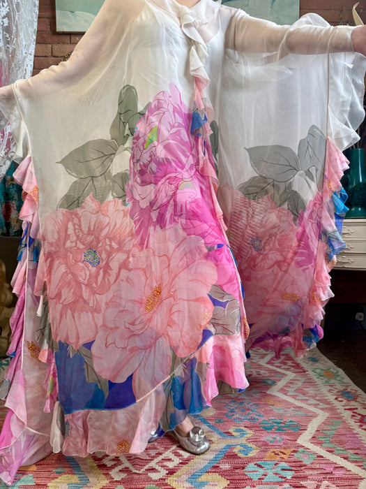 Valentino, 2020 silk chiffon floral dress