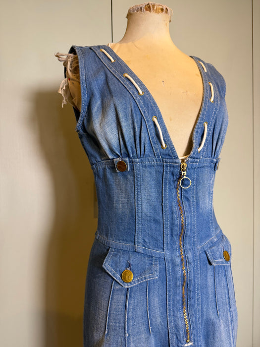 Chloé, 2004 by Phoebe Philo denim dress