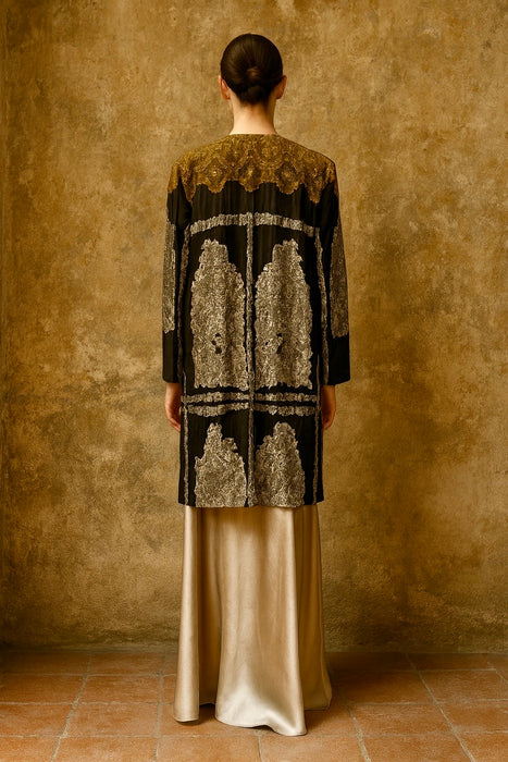 Dries Van Noten, Y2K silk damask jacket