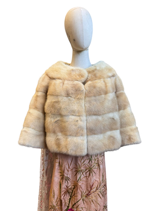 Taylor, 60s blonde mink jacket