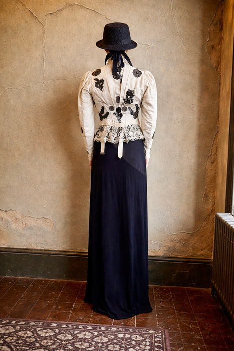Lois, embellished Victorian silk jacket with 20s beading